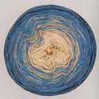 Bobbel "Puntilla 2" verschiedene Lauflängen, 4-fädig Farbverlauf