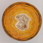 Bobbel "Puntilla 3" verschiedene Lauflängen, 4-fädig Farbverlauf