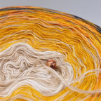 Bobbel "Puntilla 3" verschiedene Lauflängen, 4-fädig Farbverlauf