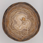 Bobbel "Puntilla 5" verschiedene Lauflängen, 4-fädig Farbverlauf