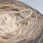 Bobbel "Puntilla 5" verschiedene Lauflängen, 4-fädig Farbverlauf