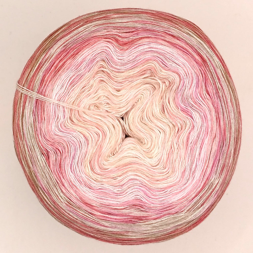 Schnäppchen Bobbel 4-fädig, mit Farbverlauf + Viskose, 250g/1050m (07726)