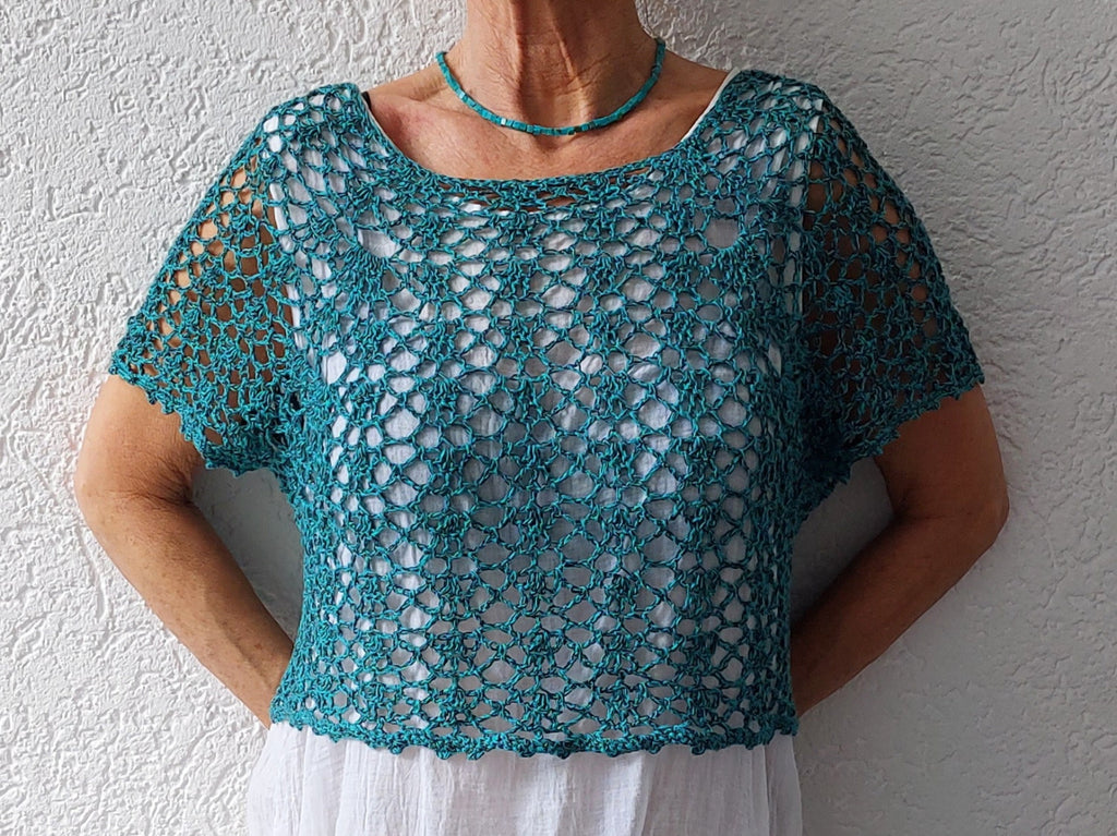 Häkelanleitung Oberteil "Charmanter Begleiter"