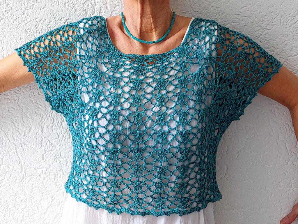 Häkelanleitung Oberteil "Charmanter Begleiter"