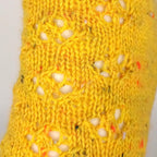 Socken 2026 - Juli: Fixe Quicky Ferse "Pusteblume" mit Lochmuster, 4-fach, Toe Up