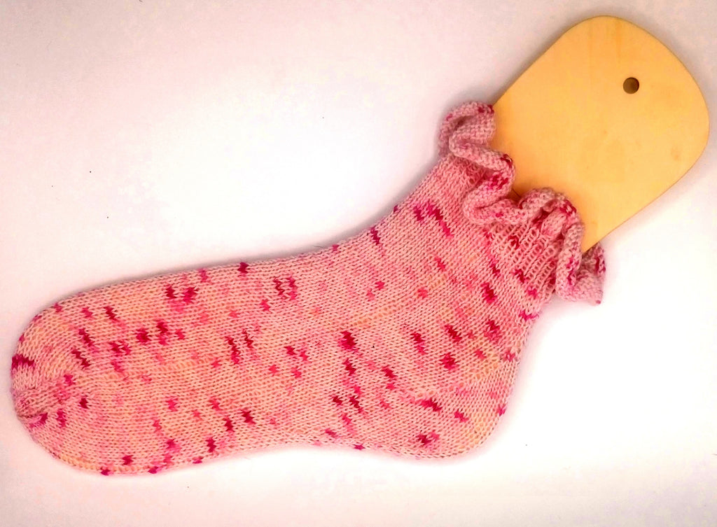 Strickanleitung Sneaker Fixe-Quicky-Ferse "Chica", Top Down, Socken stricken, Gr. 34-45, PDF