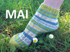 Sockenjahr 2026 - 12 Sockendesigns mit Fixen Quicky Ferse & Two Way Socke