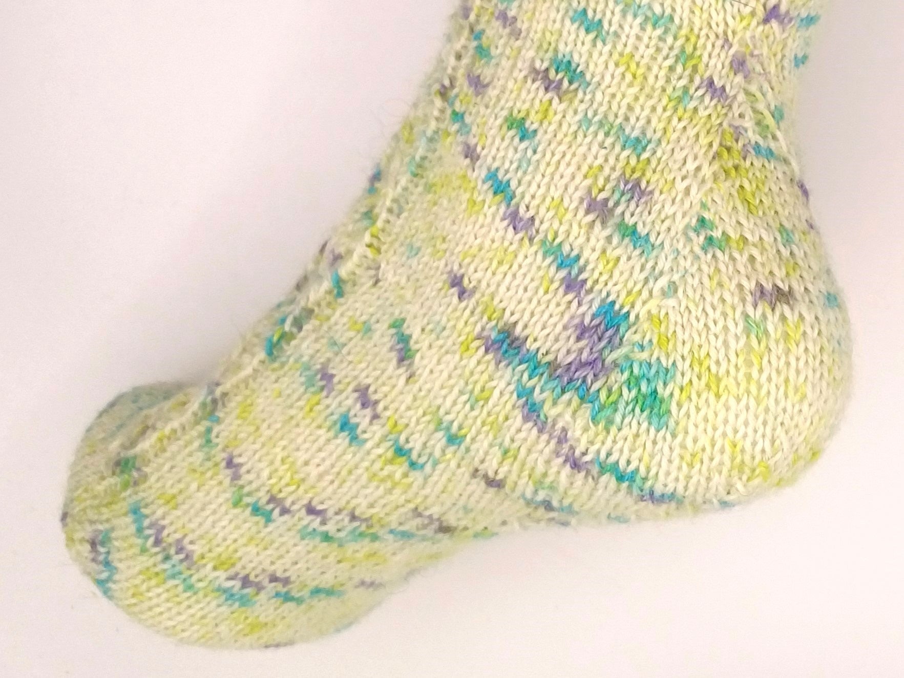 Strickanleitung Fixe-Quicky-Ferse "Eva" mit Blattmuster, Top Down, Socken stricken, Gr. 34-47, PDF