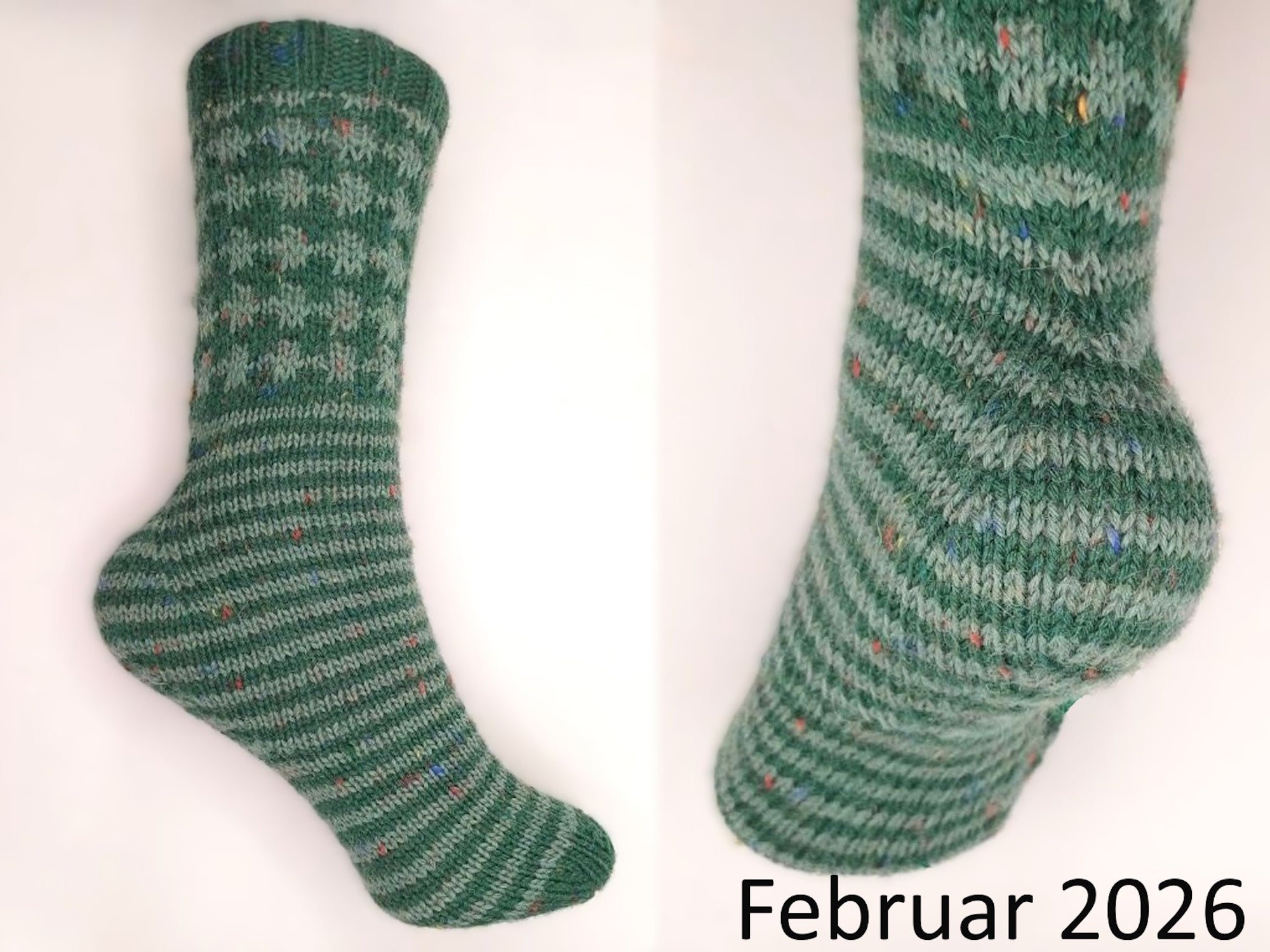 Sockenjahr 2026 - 12 Sockendesigns mit Fixen Quicky Ferse & Two Way Socke