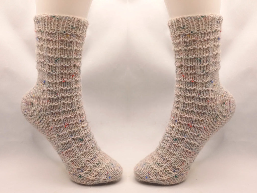 Strickanleitung Fixe-Quicky-Ferse "Memory", Toe Up, Socken stricken, Gr. 34-47, PDF