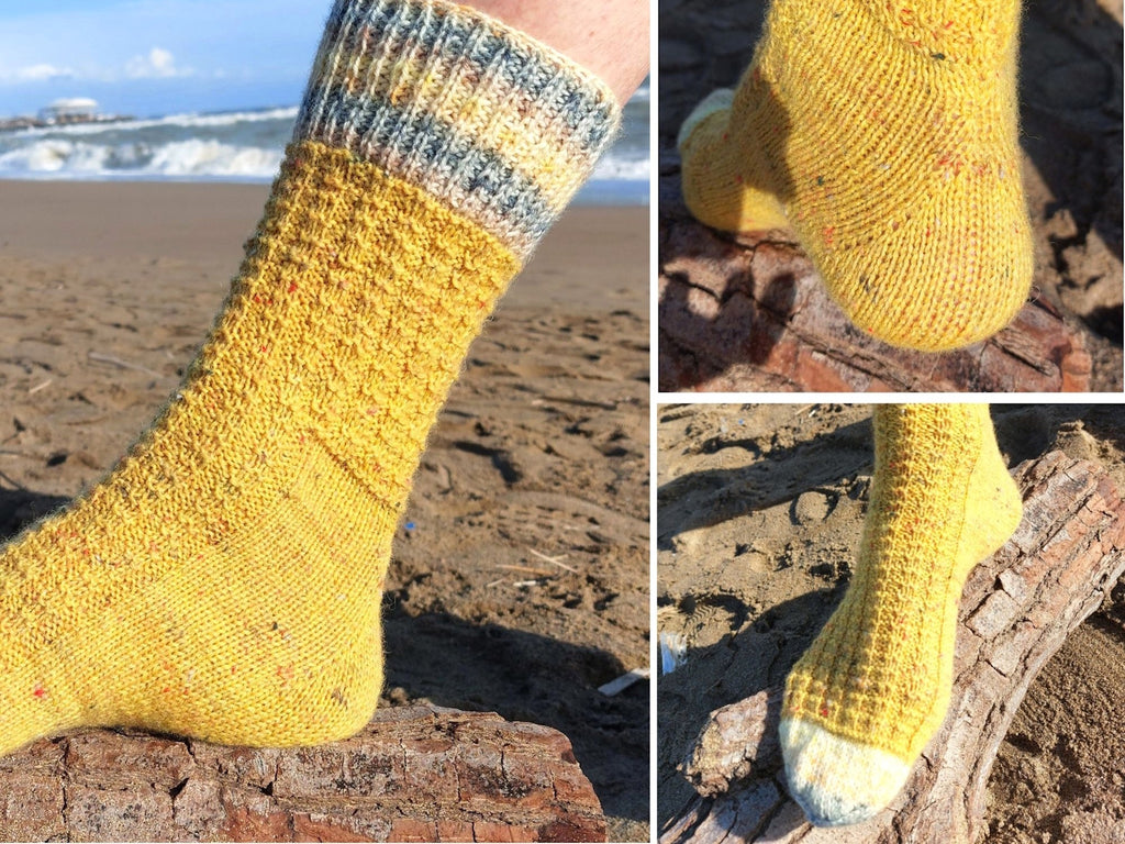 Sockenjahr 2026 – April Socke „Pelikular"