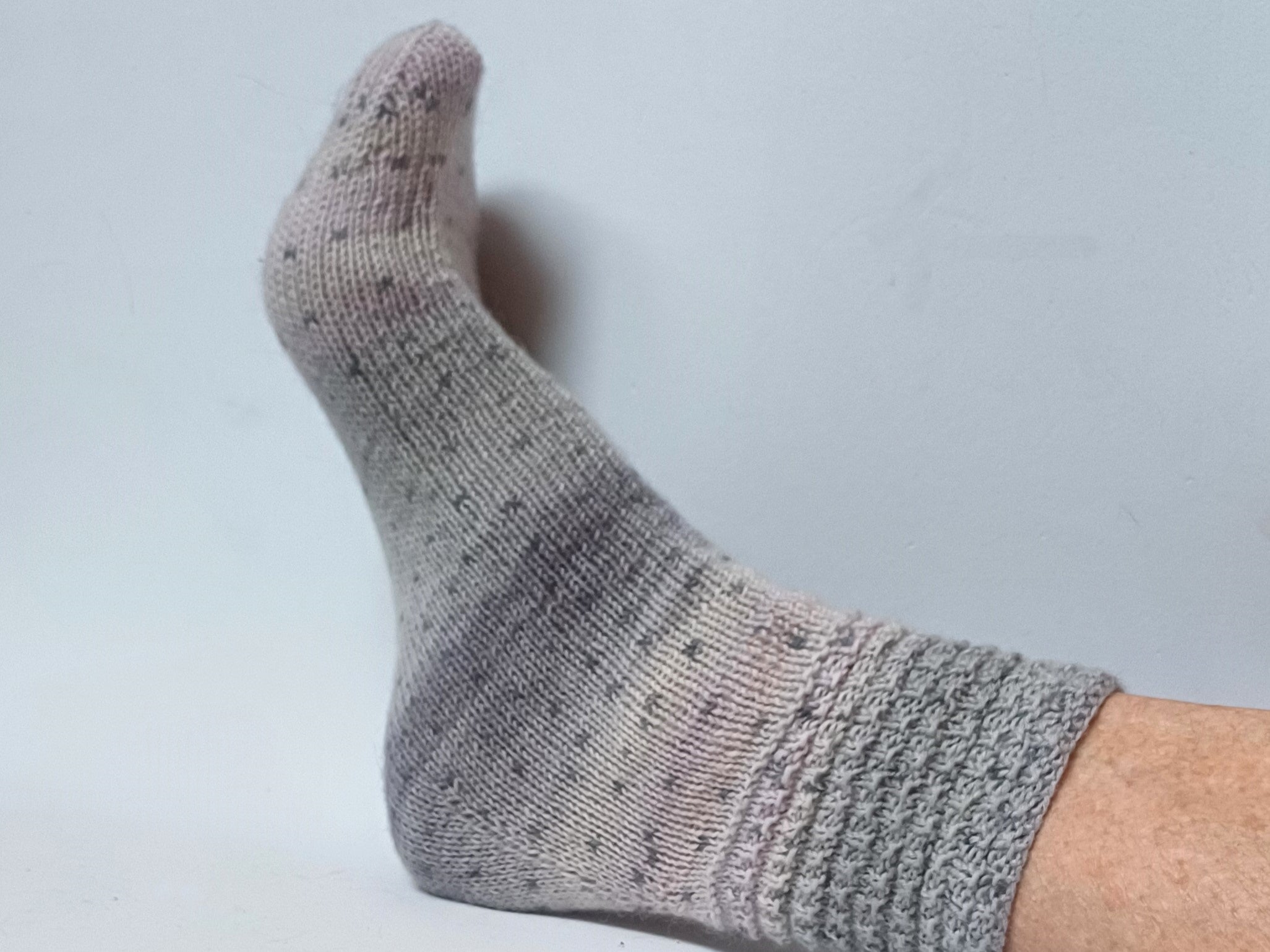 Strickanleitung Fixe-Quicky-Ferse "Royal", Top Down, Socken stricken, Gr. 34-45, PDF