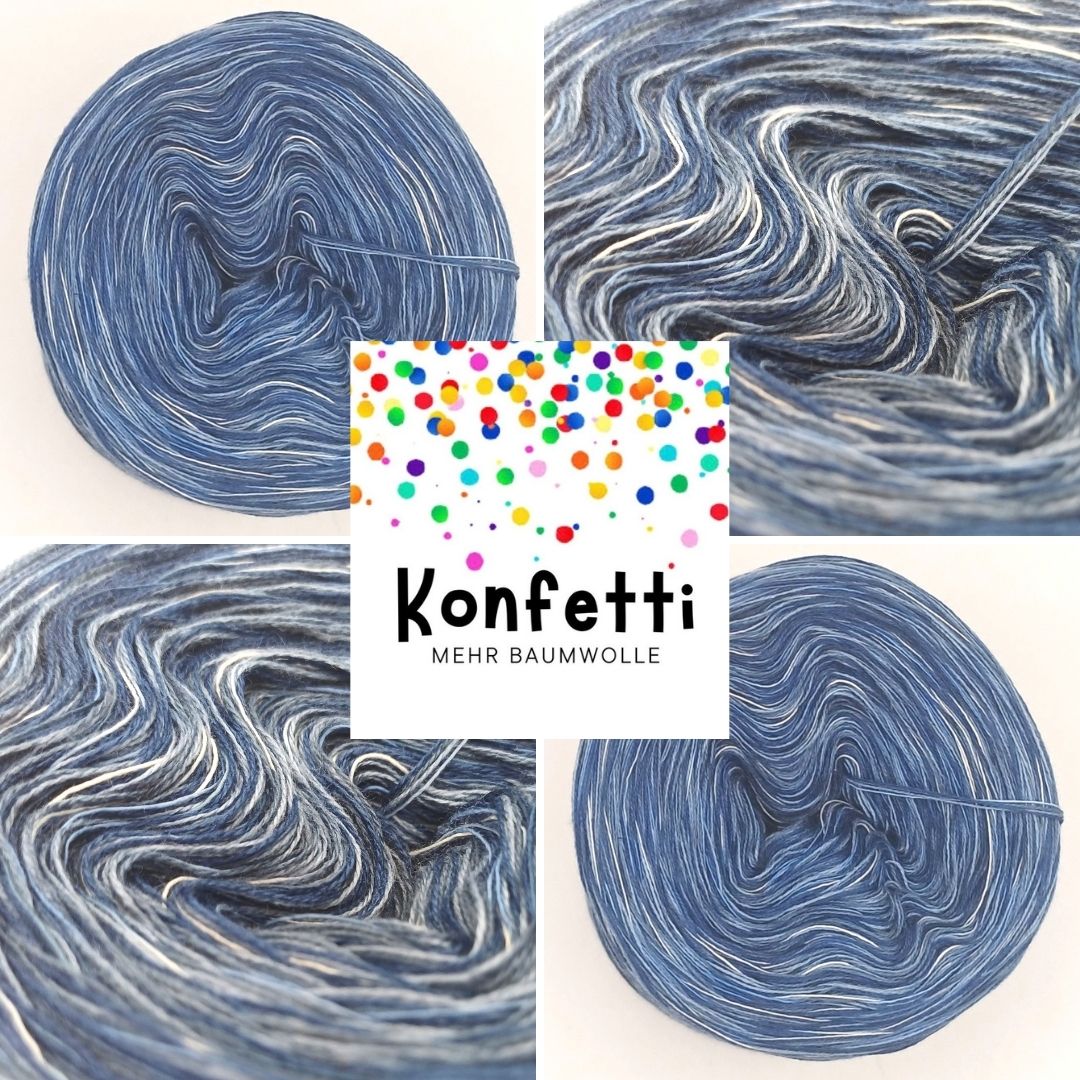 Konfetti Bobbel Garn mit mehr Baumwolle 28013