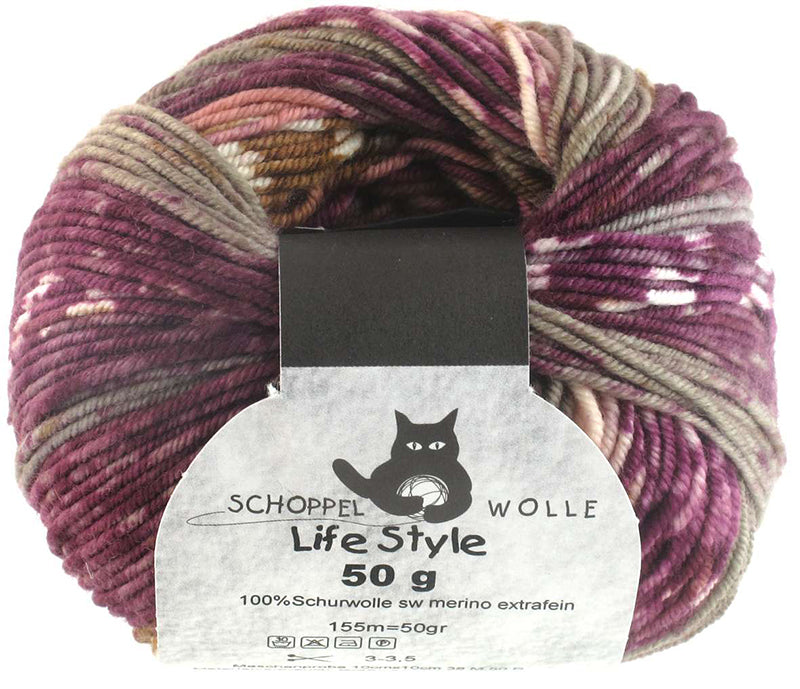 Schoppel Wolle Live Style Magic Heckenrose Farbe 1862magic