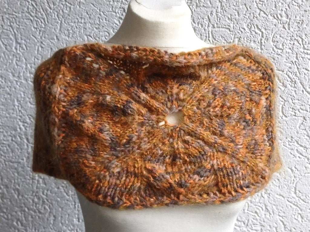 Loop, Schulterwärmer mit Riesen-Granny "Kuschel" stricken