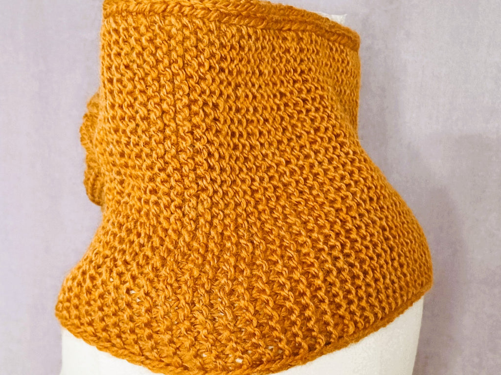 Loop, Schulterwärmer mit Riesen-Granny "Kuschel" stricken