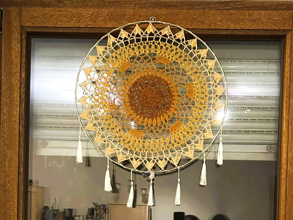 Häkelanleitung Mandala Sonnenstern