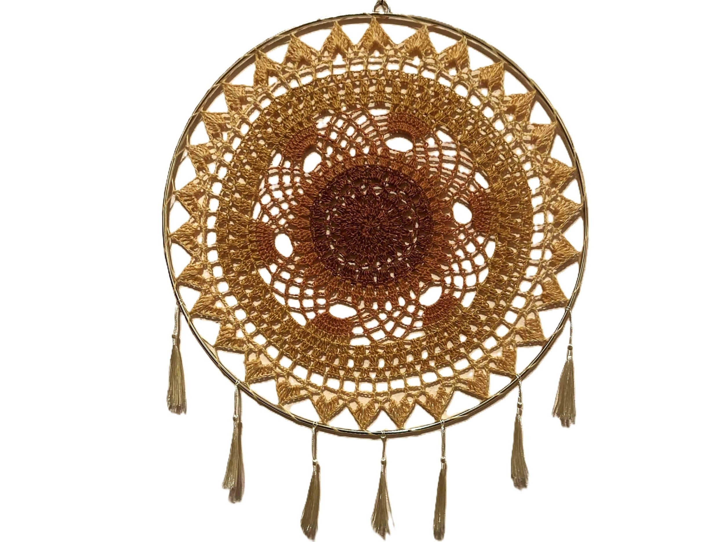 Häkelanleitung Mandala Sonnenstern