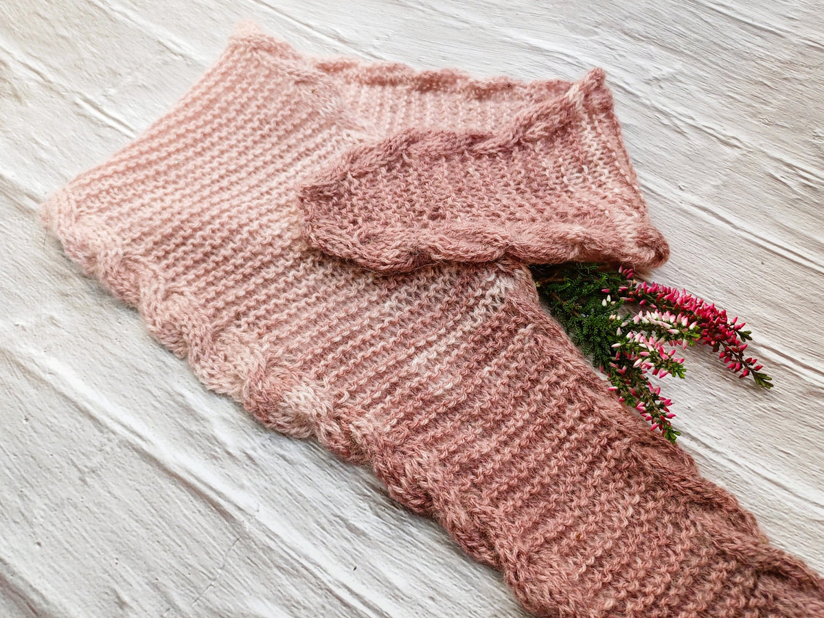 Strickanleitung Minituch „Fjordtwist“ – PDF auf Deutsch