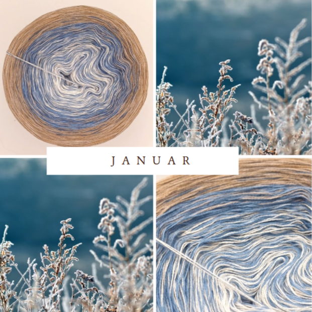 Monats-Bobbel Januar 2025 - 3-fädig