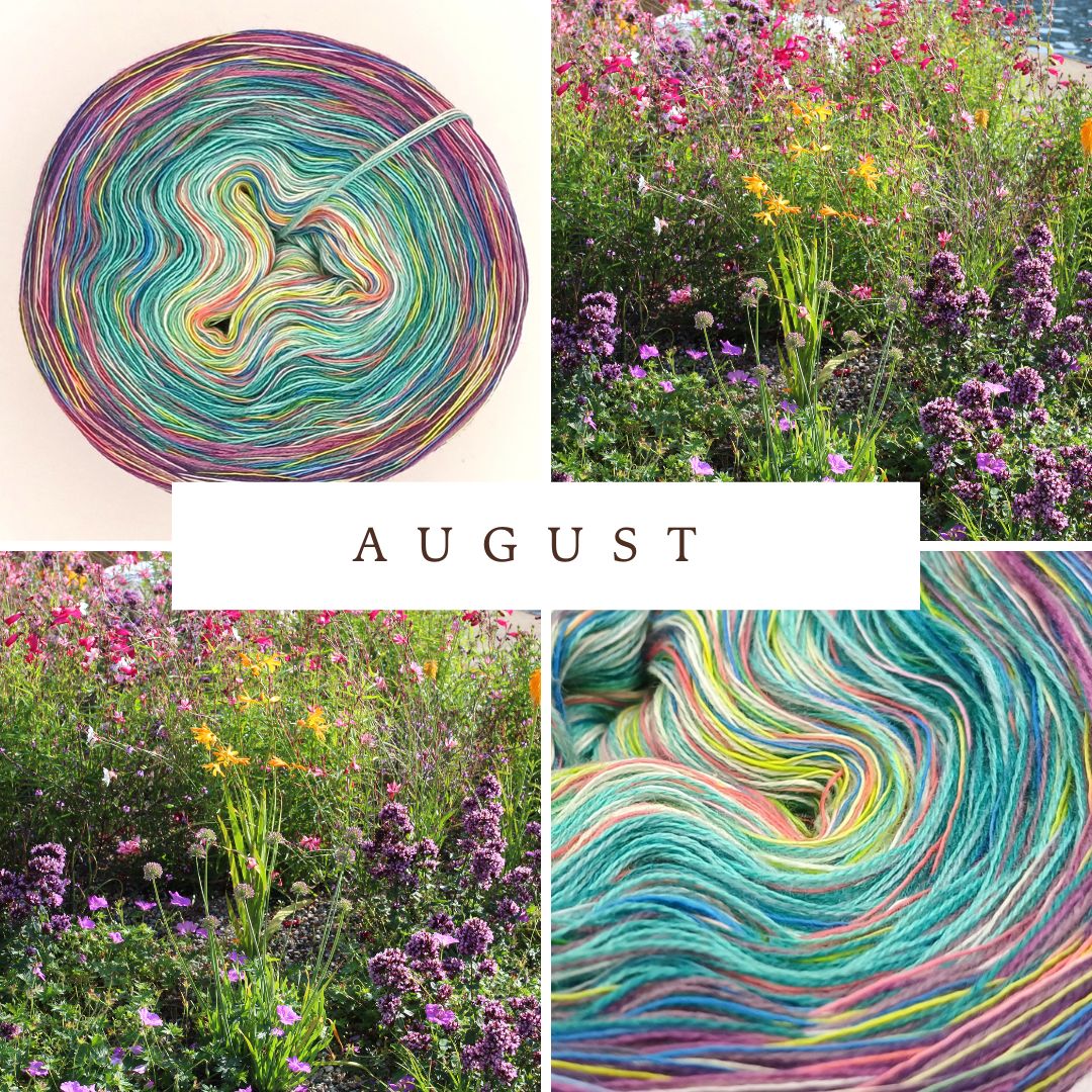 Monats-Bobbel August 2025 - Konfetti-60%-Baumwolle, 4-fädig