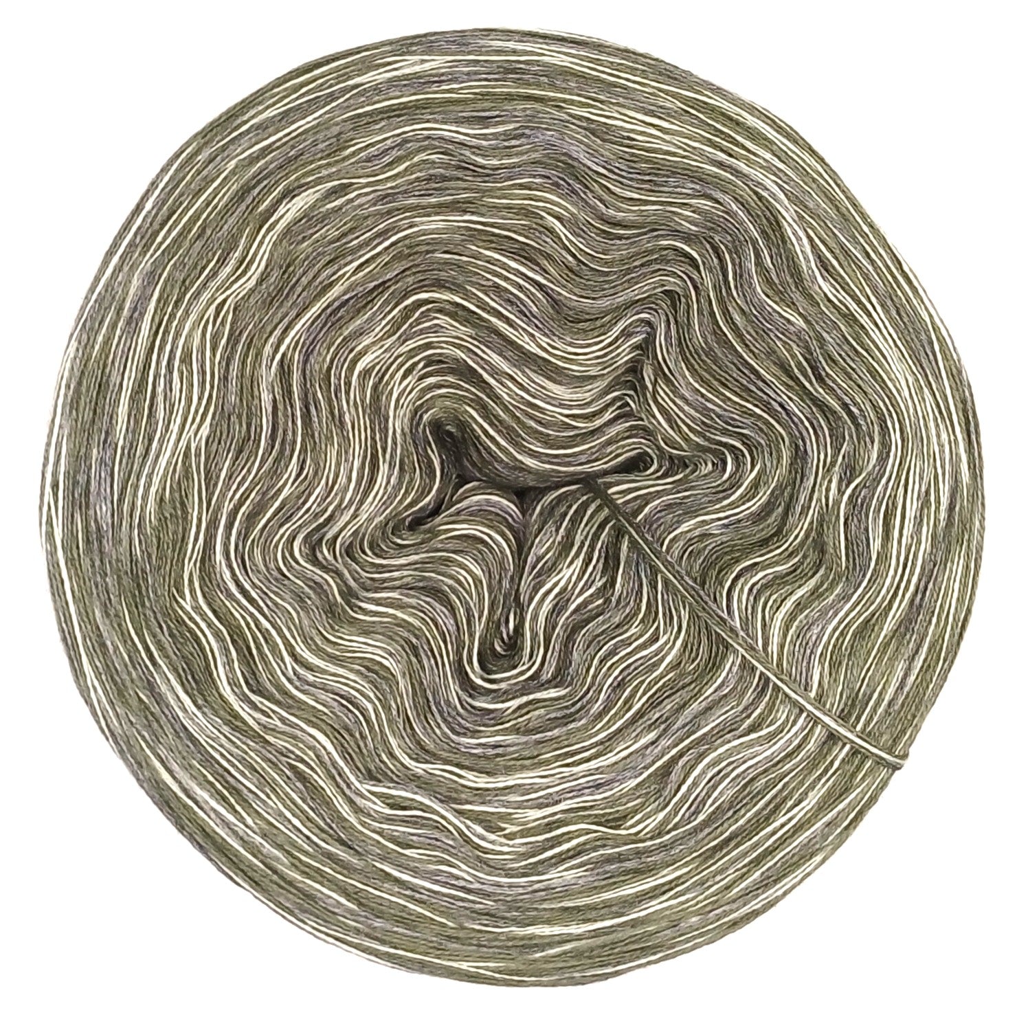 Bobbel "Moosteppich", 4-fädig meliert, verschiedene Lauflängen