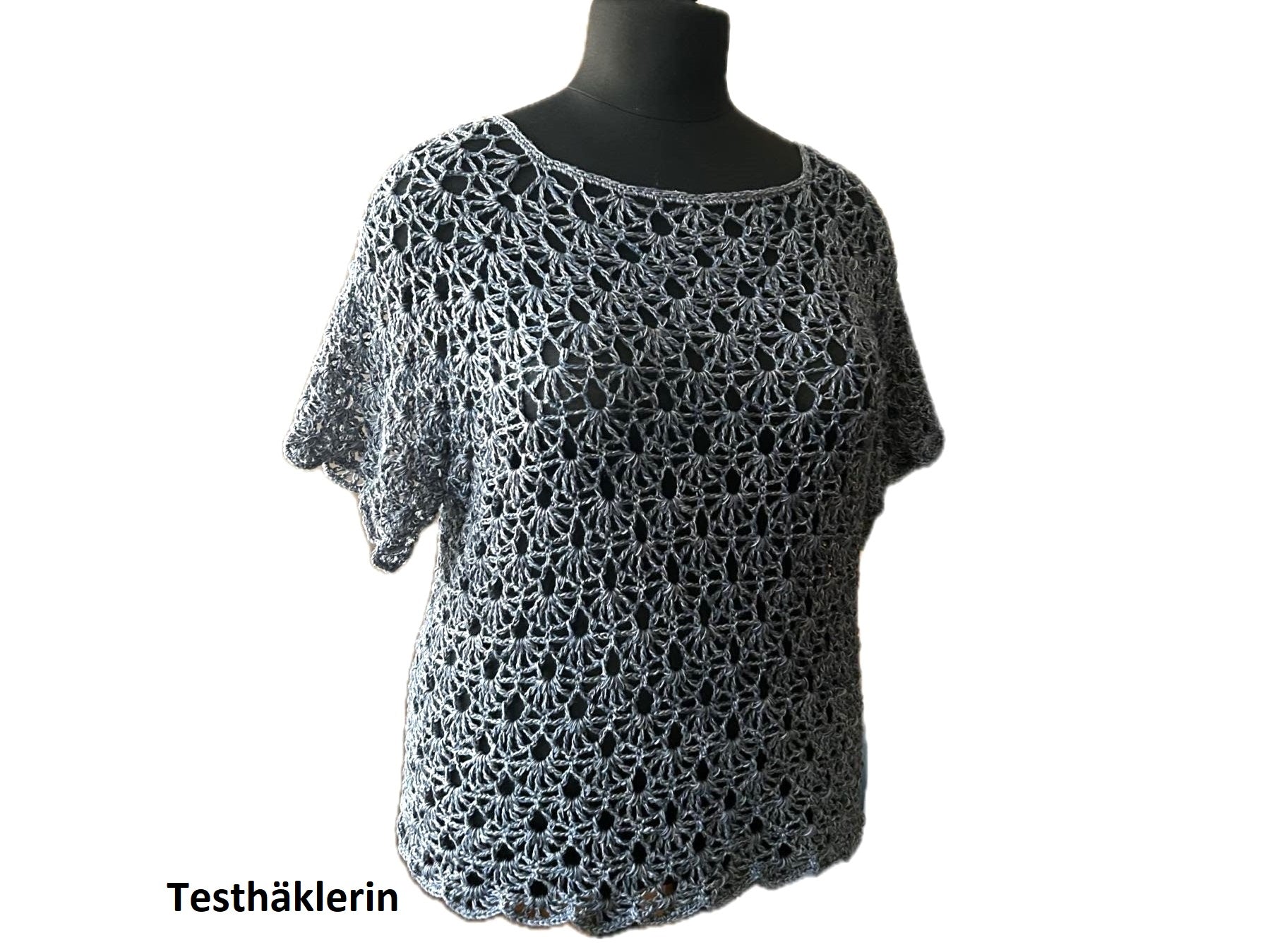 Häkelanleitung Oberteil "Blue Moon"