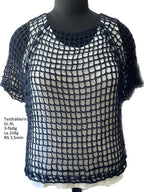 Netzshirt häkeln mit Pfiff, "Piffikus", RVO, alle Größen und Längen, PDF