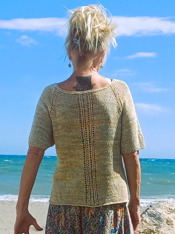 Oberteil "Lucia", Sommer-Shirt stricken, alle Größen