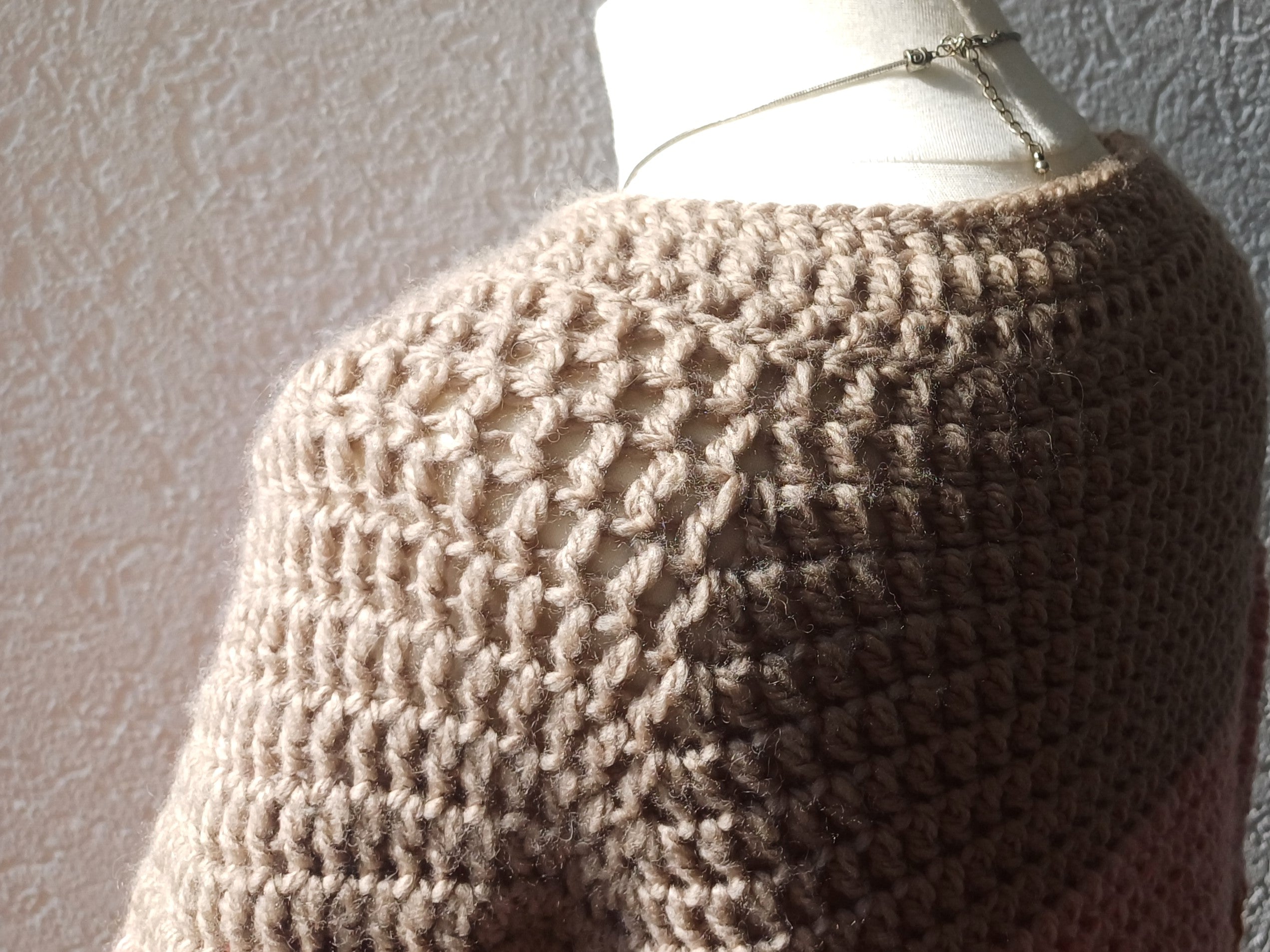 Häkelanleitung Pullover ohne Naht, "Biggy", PDF