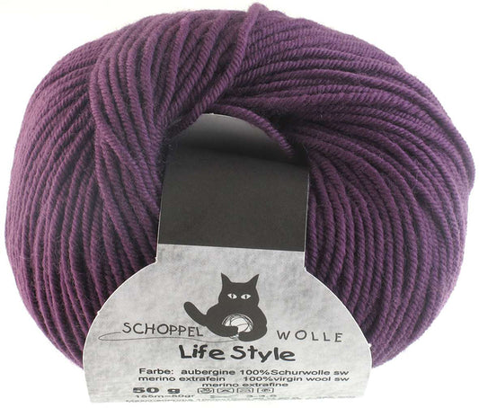 Schoppel Wolle Live Style Aubergine 3185