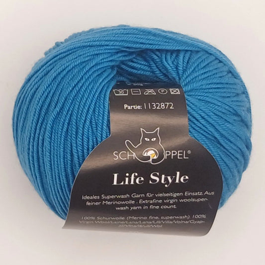 Schoppel Wolle Live Style uni- Taubenblau- 4653