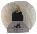 Schoppel Wolle Live Style Weiß Farbe 990