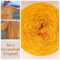 KAL "Sunshine", RVO Sommershirt stricken -  Set 6 Sonnenstrahl (Original)