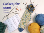 Sockenjahr 2026 - 12 Sockendesigns mit Fixen Quicky Ferse & Two Way Socke