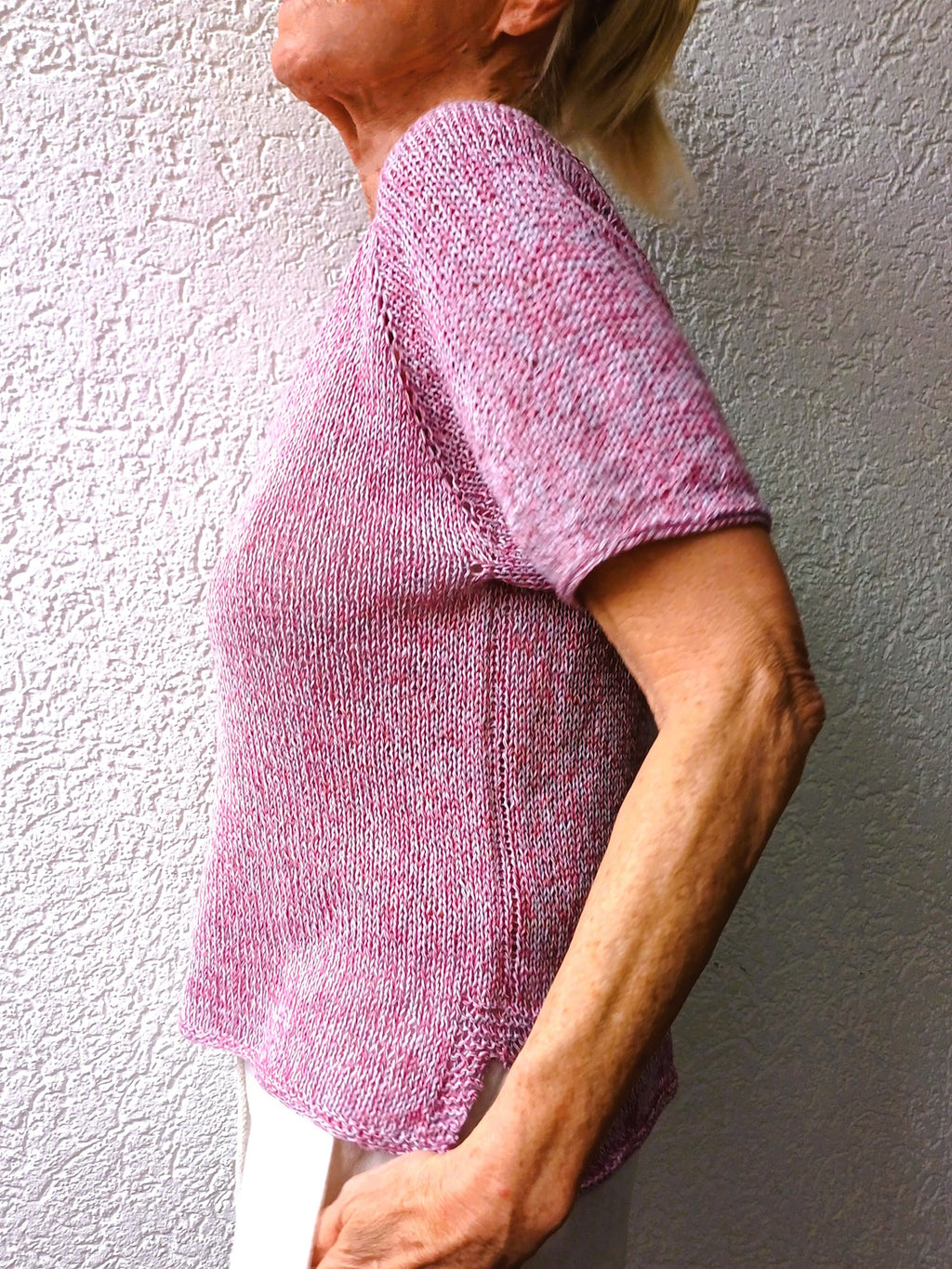 "Steffie Tee - Shirt " mit Seitenschlitz, Raglan von oben, Gr. S-XXXL