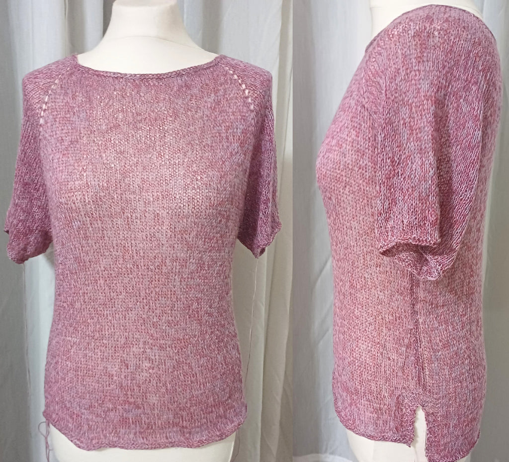 "Steffie Tee - Shirt " mit Seitenschlitz, Raglan von oben, Gr. S-XXXL