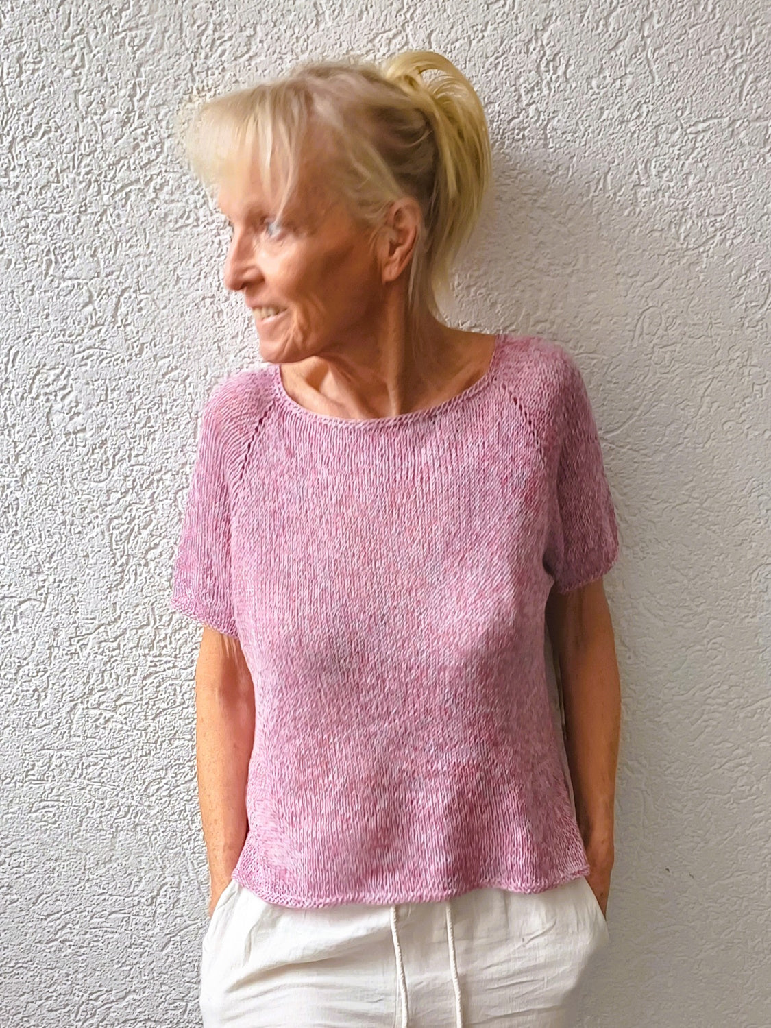 "Steffie Tee - Shirt " mit Seitenschlitz, Raglan von oben, Gr. S-XXXL