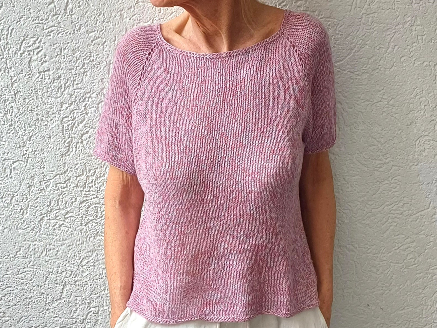 "Steffie Tee - Shirt " mit Seitenschlitz, Raglan von oben, Gr. S-XXXL