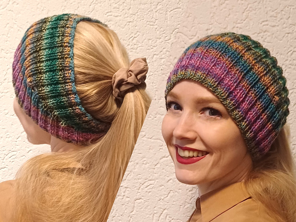 Stirnband "Minerva", Strickanleitung