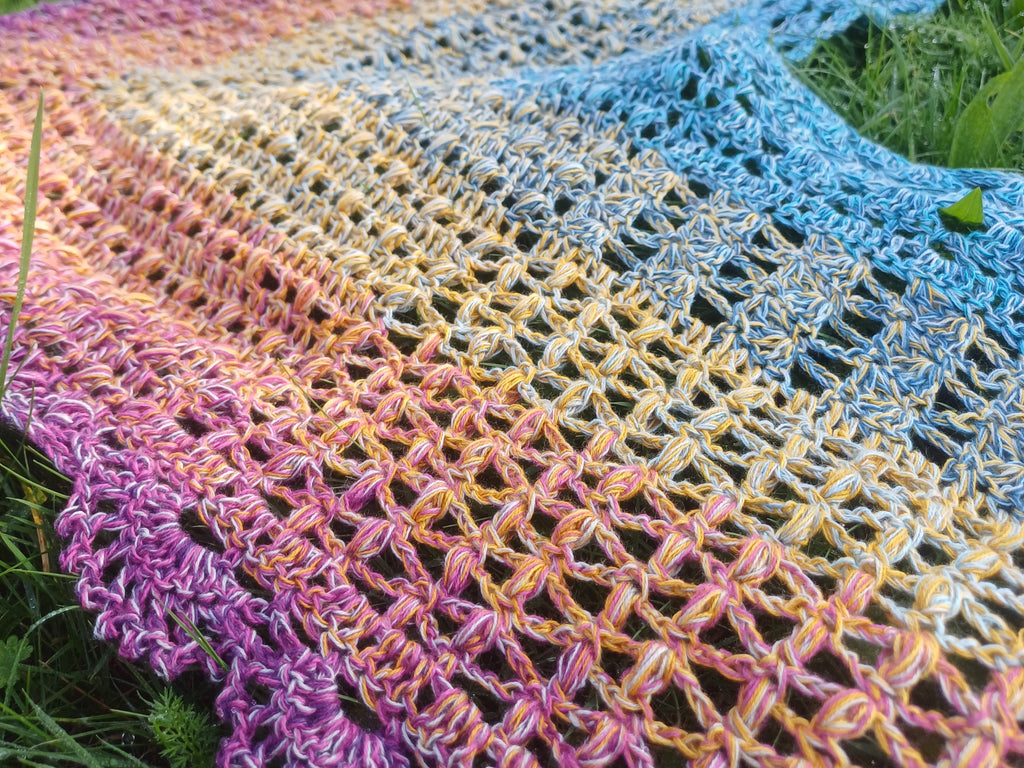 Dreieckschal "Amar", PDF Häkelanleitung