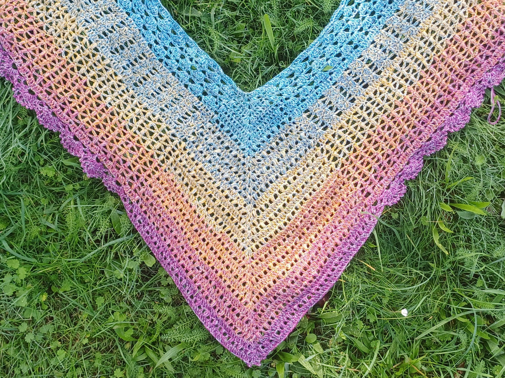 Dreieckschal "Amar", PDF Häkelanleitung