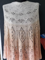 Das Wintertuch stricken - halbrundes Tuch mit Shetland-Lacemuster