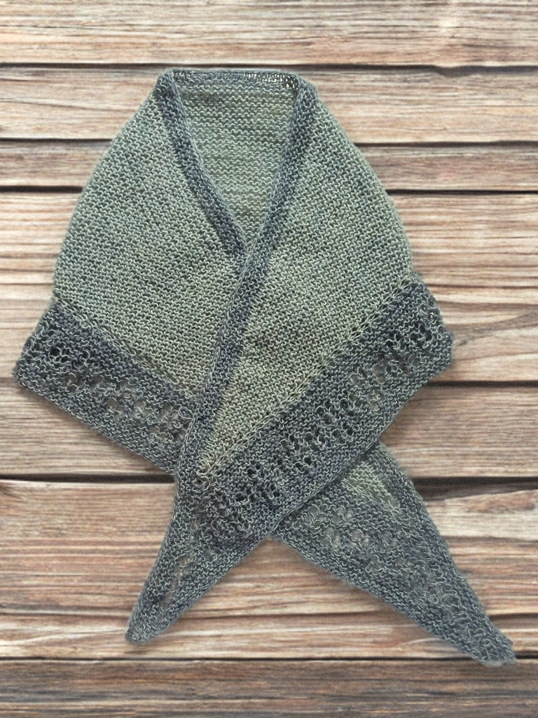 Halbmondtuch "Sweety" mit raffinierter Konstruktion stricken