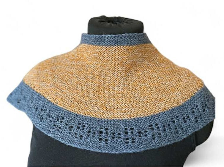 Halbmondtuch "Sweety" mit raffinierter Konstruktion stricken