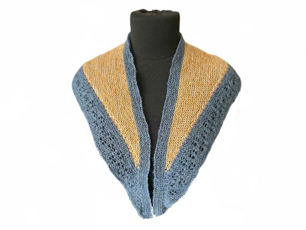 Halbmondtuch "Sweety" mit raffinierter Konstruktion stricken