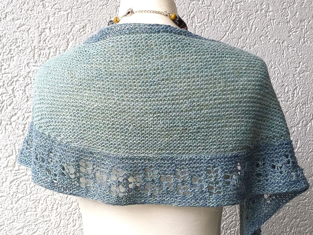 Halbmondtuch "Sweety" mit raffinierter Konstruktion stricken