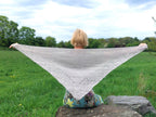 Dreieckstuch "Esperanza" mit Lacemuster