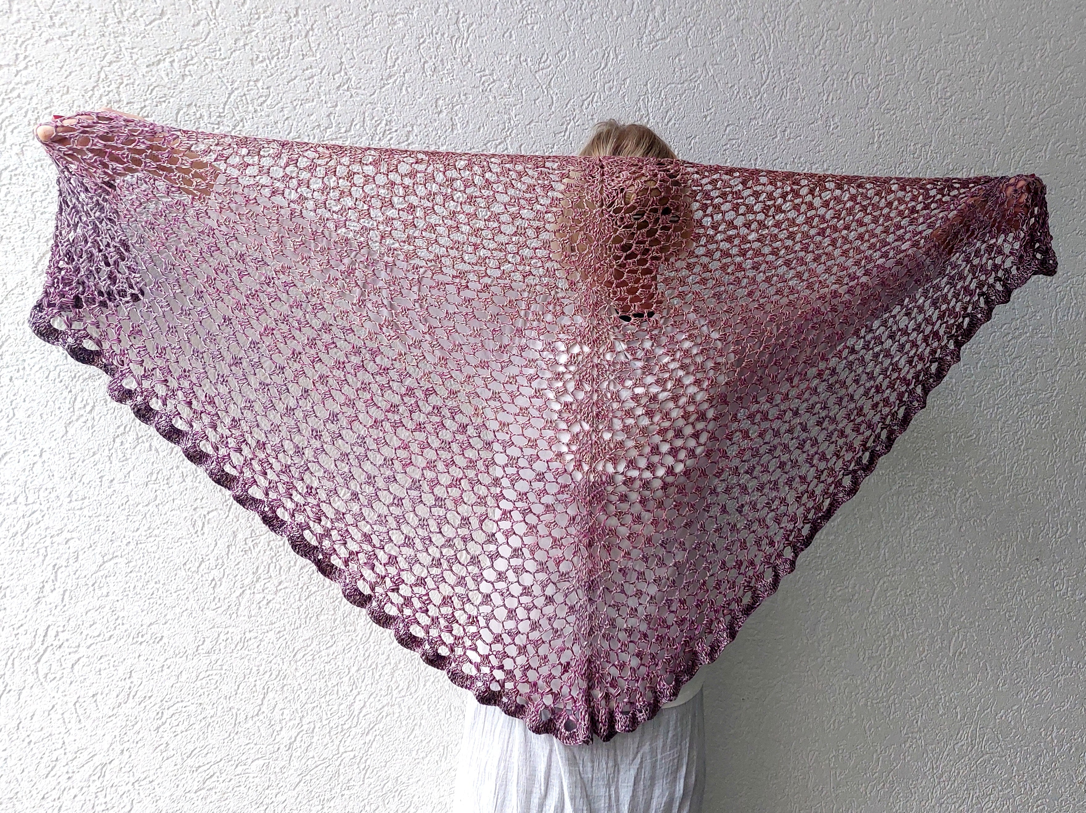 Luftiges Tuch "Valentina", PDF Häkelanleitung