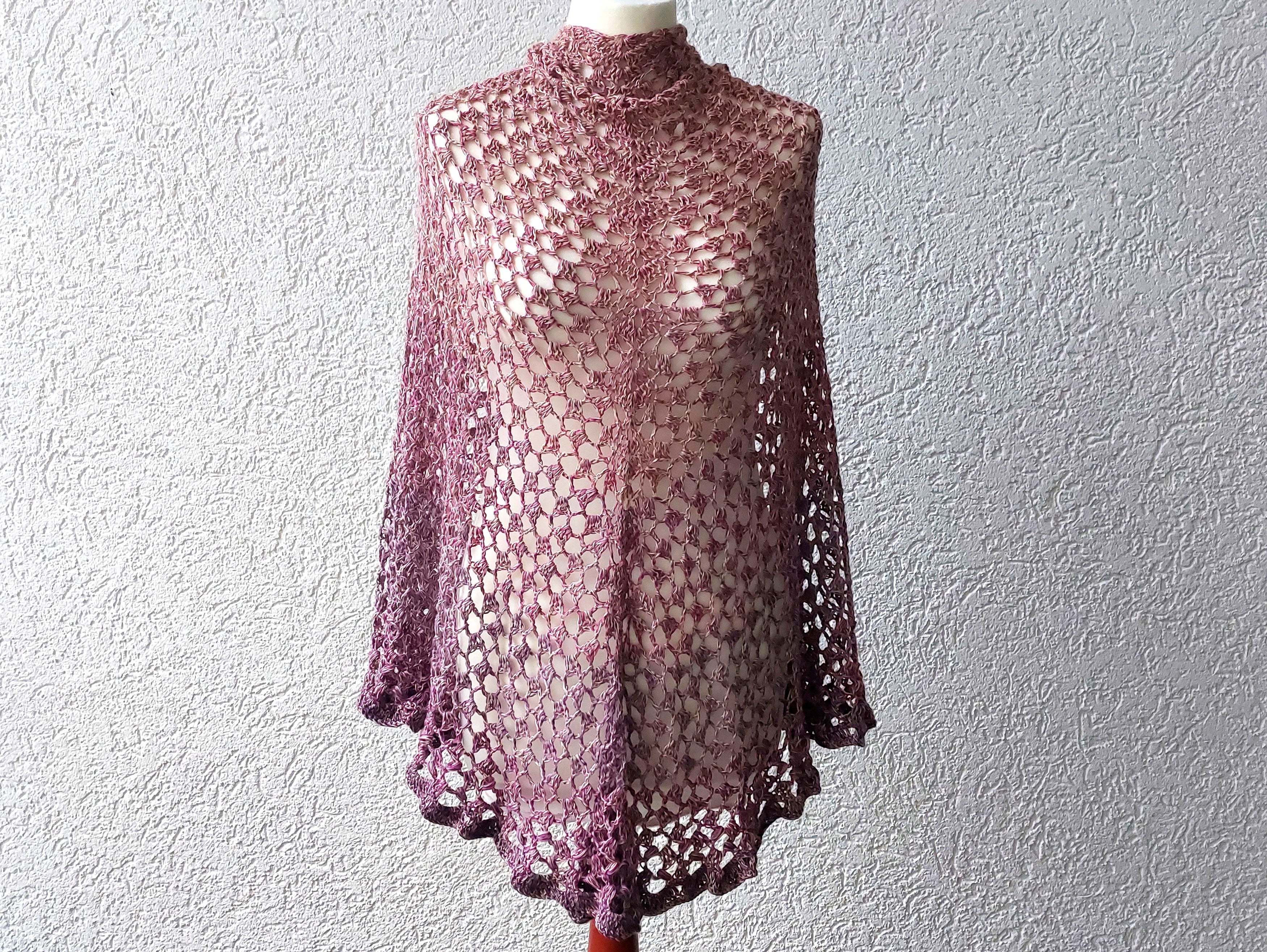 Luftiges Tuch "Valentina", PDF Häkelanleitung